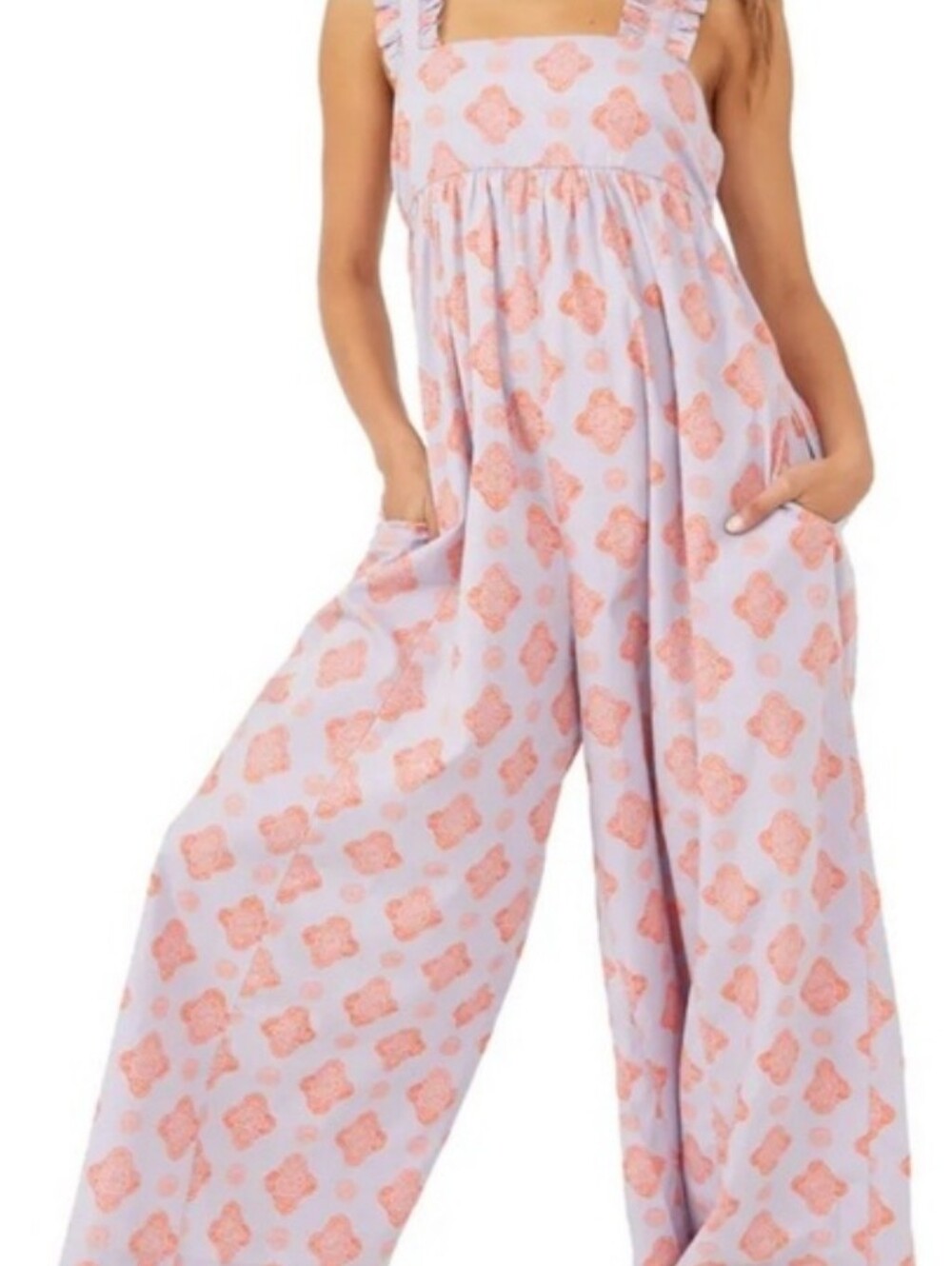 Free People Katya Printed Jumpsuit.